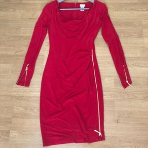 Red dress Caché size XS